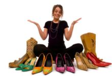 buying shoes