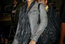 grey leather jacket